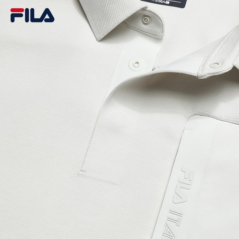 FILA 斐乐官方男子针织长袖POLO衫2026春季新款简约休闲舒适上衣,淘宝优惠券,粉丝福利购,淘宝优惠卷