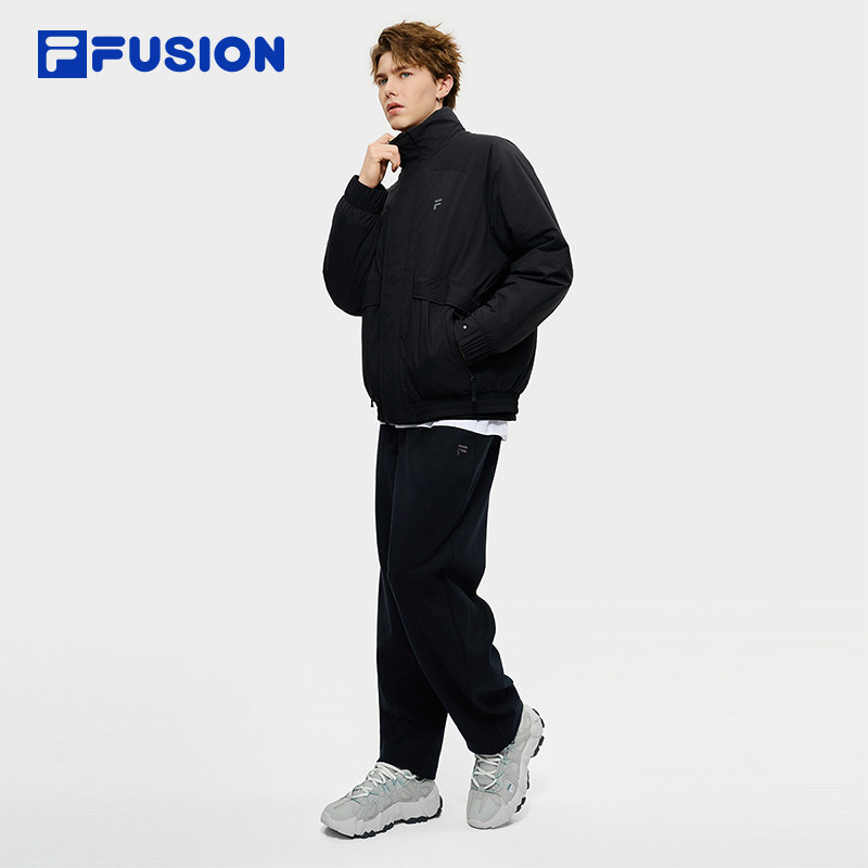FILA FUSION斐乐潮牌棉服男2026春新款时尚休闲宽松保暖夹克外套,淘宝优惠券,粉丝福利购,淘宝优惠卷