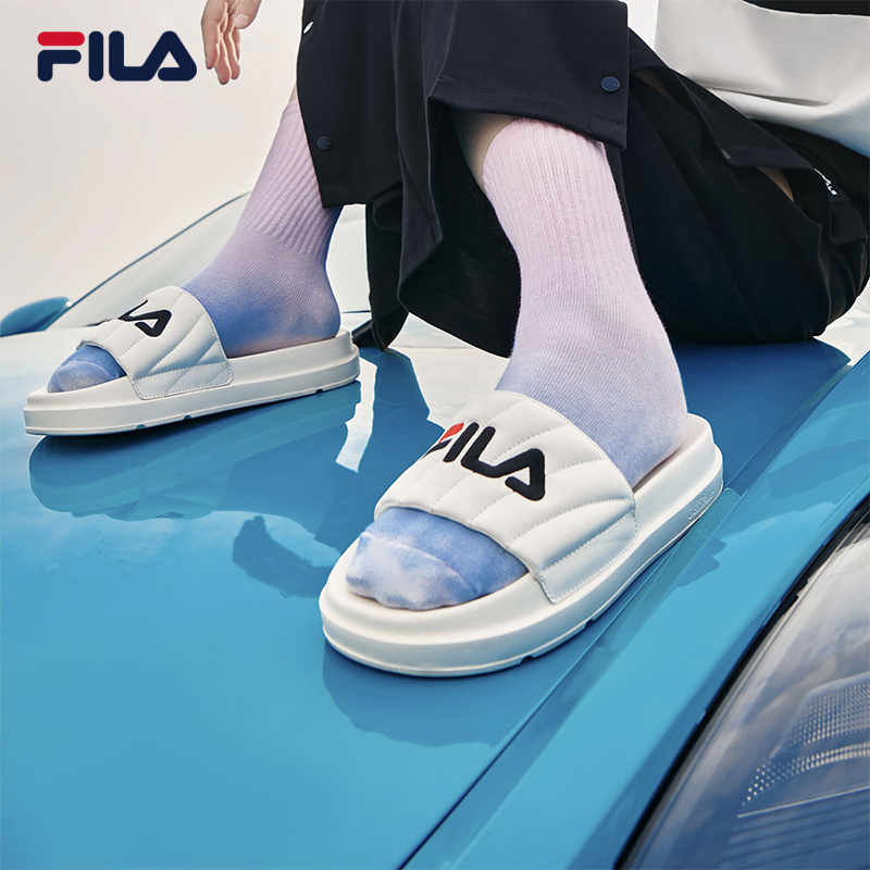 FILA 斐乐女鞋运动拖鞋官方旗舰正品夏季厚底沙滩鞋休闲鞋DRIFTER - 图1