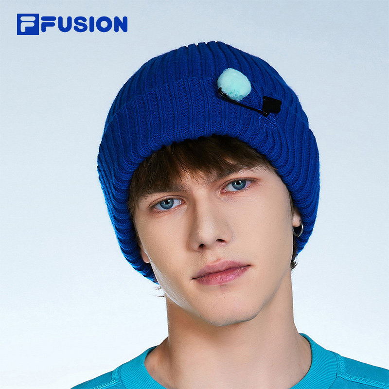 FILA FUSION斐乐潮牌情侣款针织帽冬季新款时尚休闲帽毛线帽,淘宝优惠券,粉丝福利购,淘宝优惠卷