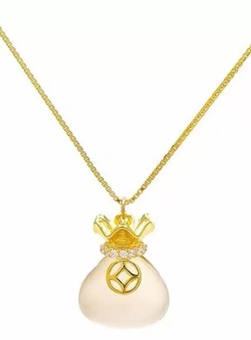 福袋项链耳钉女生款吊坠新款轻奢小众高级感小众锁骨链批发代发