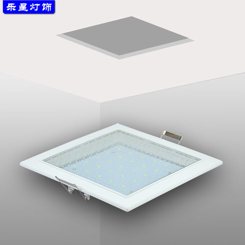 新款LED吸顶灯方形厨房灯嵌入式厨卫灯30x30集成吊顶卫生间灯暗装 - 图2