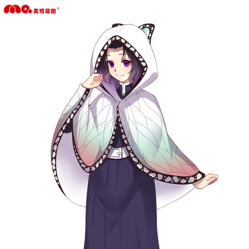 美琦动漫鬼灭之刃周边蝴蝶忍披风 美琦动漫T恤/鞋帽/服装