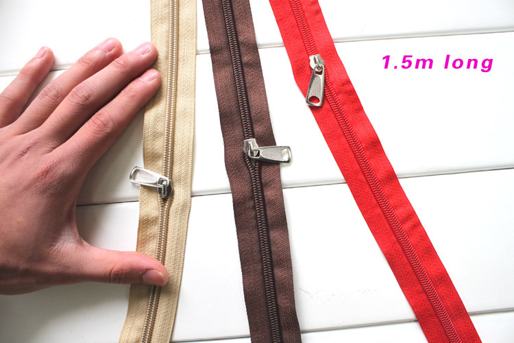 白色拉链 被罩拉链 睡袋配件拉链 1.5米长 服装拉链 金属拉链头,淘宝优惠券,粉丝福利购,淘宝优惠卷