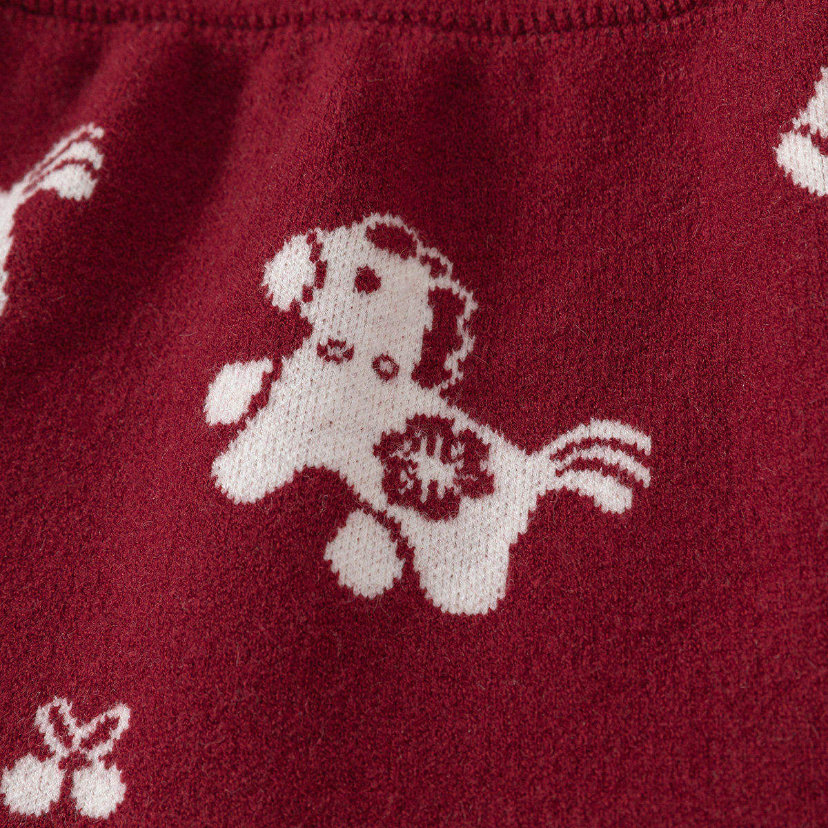 贝贝城汉服女童2025冬季新款红色针织连衣裙女宝宝裙子喜庆拜年服,淘宝优惠券,粉丝福利购,淘宝优惠卷