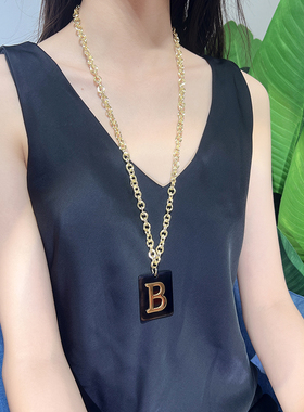 优贝朵欧美链条小香风装饰毛衣链