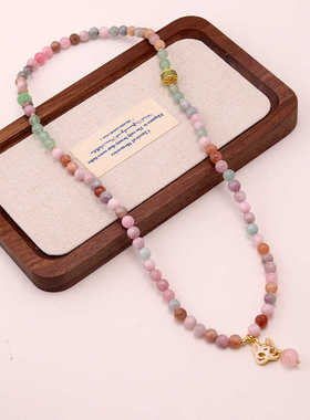 双圈手链鸡翅木新中式风精致手串