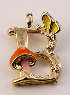 diy饰品配件滴油合金小挂件手