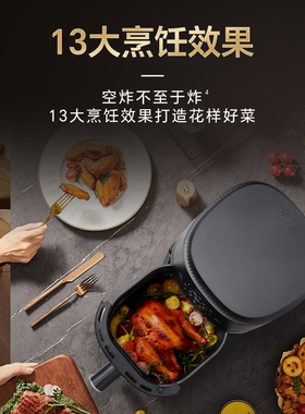 飞利浦空气炸锅NA221新款可视化