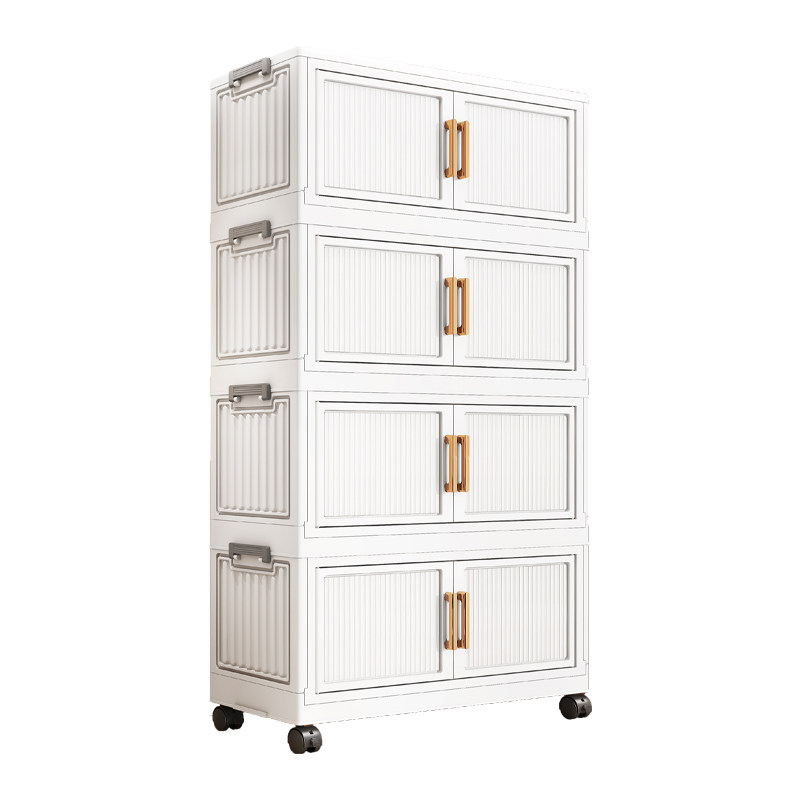 家用收纳柜子置物柜多层宝宝衣柜客厅多层塑料储物柜可移动零食柜,淘宝优惠券,粉丝福利购,淘宝优惠卷