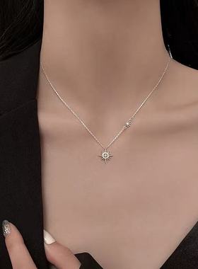 925纯银星辰项链轻奢小众女2025新爆款颈链锁骨链高级感