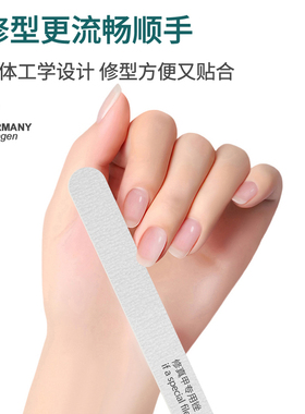 专业美甲搓条指甲锉修甲打磨砂条木片锉修形磨条甲面打磨工具套装