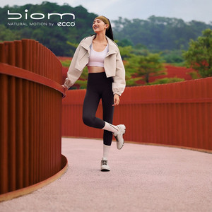 ECCO爱步休闲鞋女 新款真皮透气老爹鞋运动鞋 健步BIOM C W800463