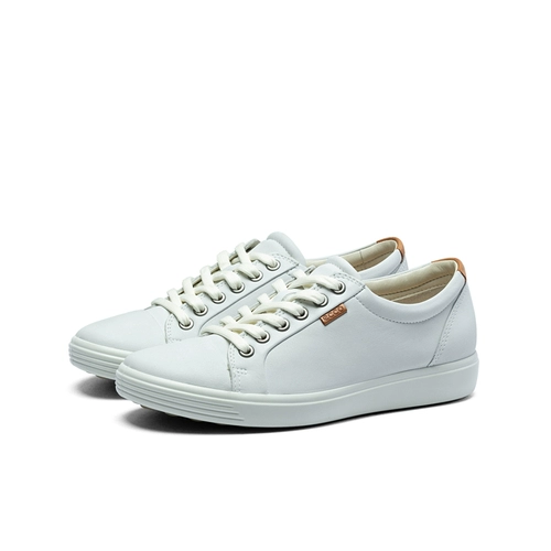 Ecco Loves Fedal Shoes Casual Shoes flat Sole Fairy Style Low Help Классическая белая туфли Женская Руку № 7 430003