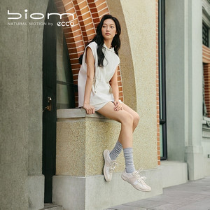 ECCO爱步女鞋 新款运动鞋薄底芭蕾德训休闲鞋 BIOM LITE TR840113