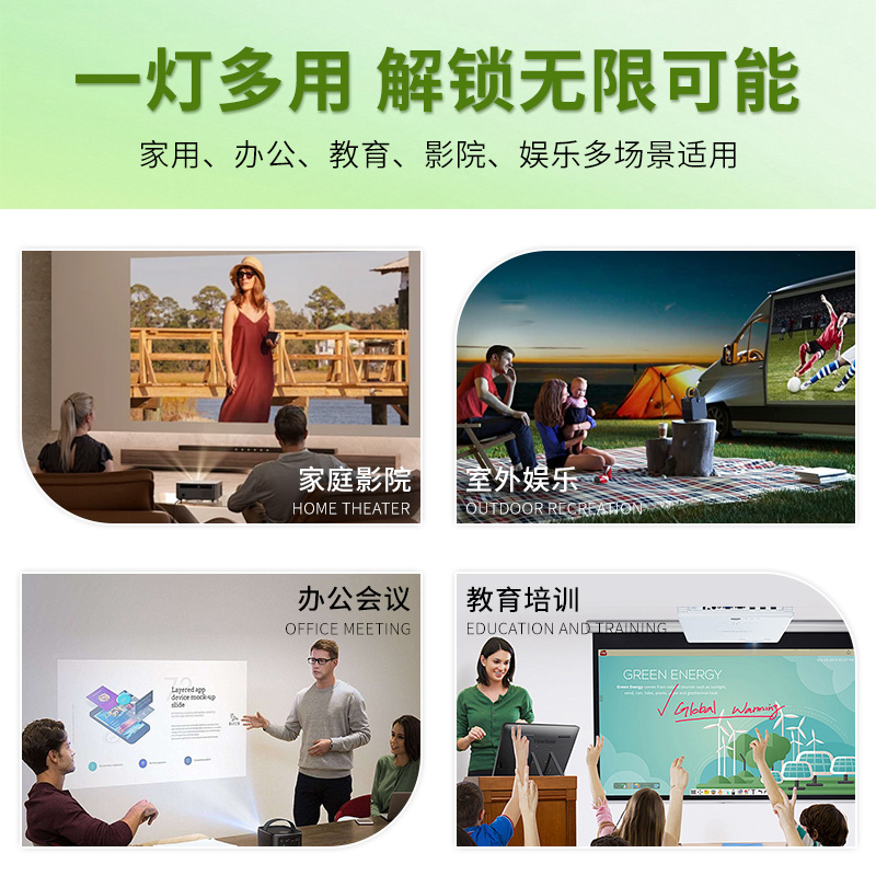 适用于明基投影机灯泡MU686 P-VIP230 E20.8 MP670 W600 W600+ MP735 MP724 MP727投影仪灯泡 - 图1