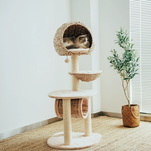 Meizi Cat & Kerry Natural Pucao Woven Cat Gnes