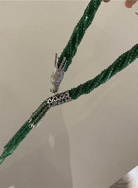 东陵新款潮玉石多层时尚个性项链