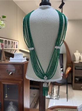 天然小众设计高级感长款毛衣链