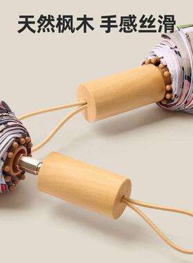 加大加固24骨双层双花太阳伞防晒紫外线遮阳伞女晴雨两用折叠雨伞