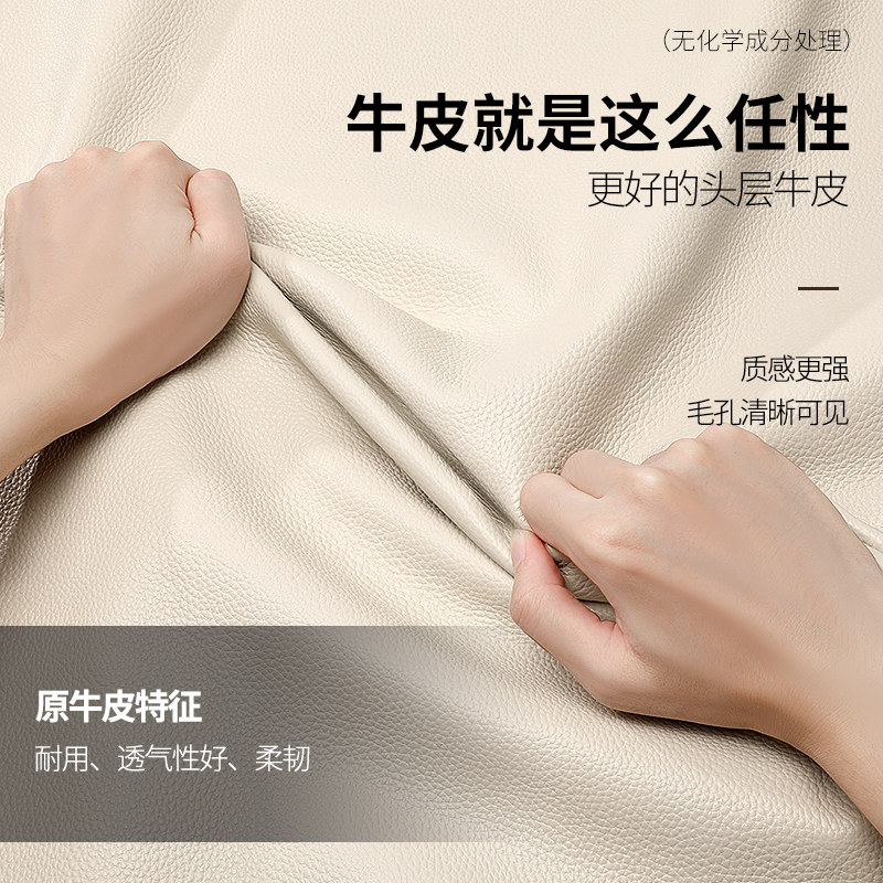 真皮包包2023新款潮女简约小斜挎包 七黛女士包袋