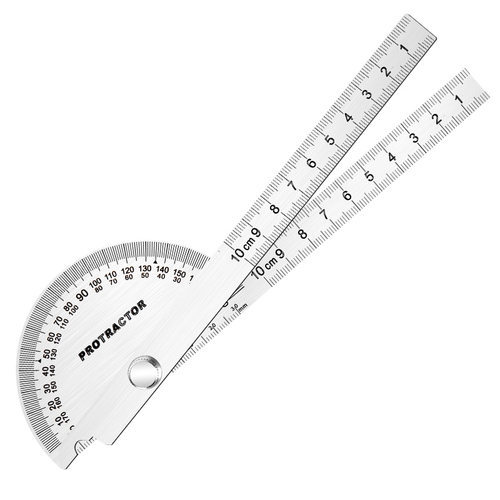 角尺不锈钢高精度量角器木工专用多功能角度测量工具工业级角度规-图3