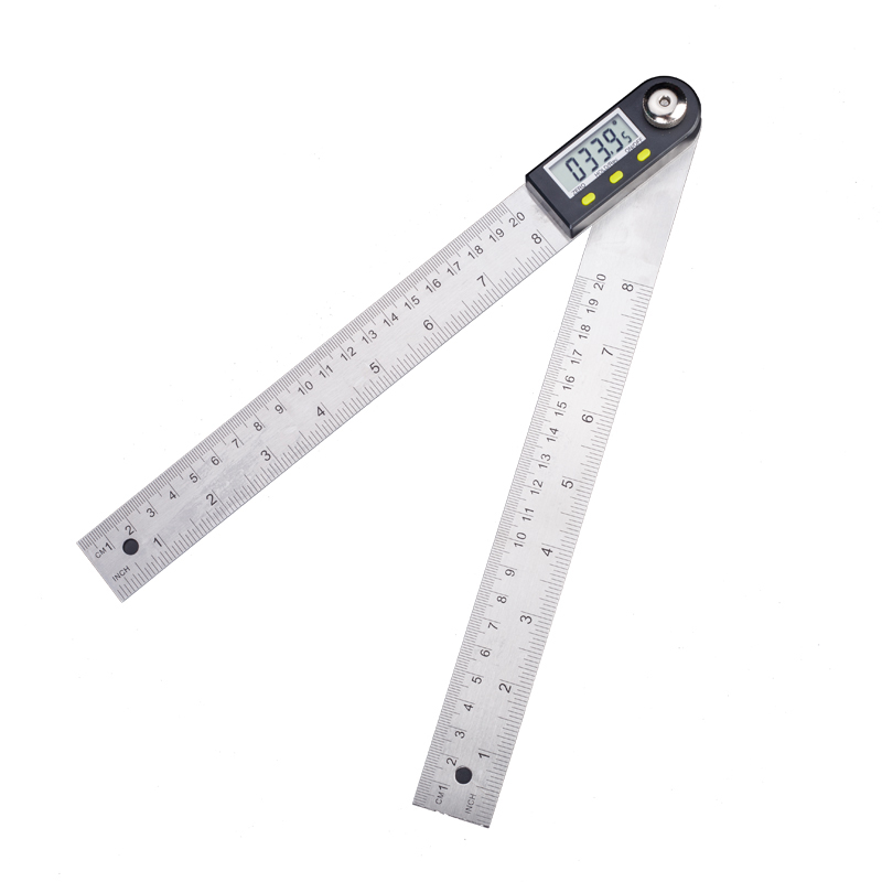 Woodwork Digital Display Protractor Universal Energy Ruler Susenc Stainless Steel Electronic Protractor 