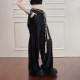 ແມ່ຍິງ Lace Casual Pants Lazy Style Pants ຂາກວ້າງ
