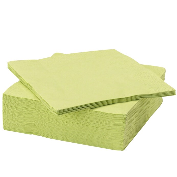 宜家范塔思餐巾纸家用 木浆纸巾西餐厅纸 彩色手帕纸50抽 33X33cm - 图3