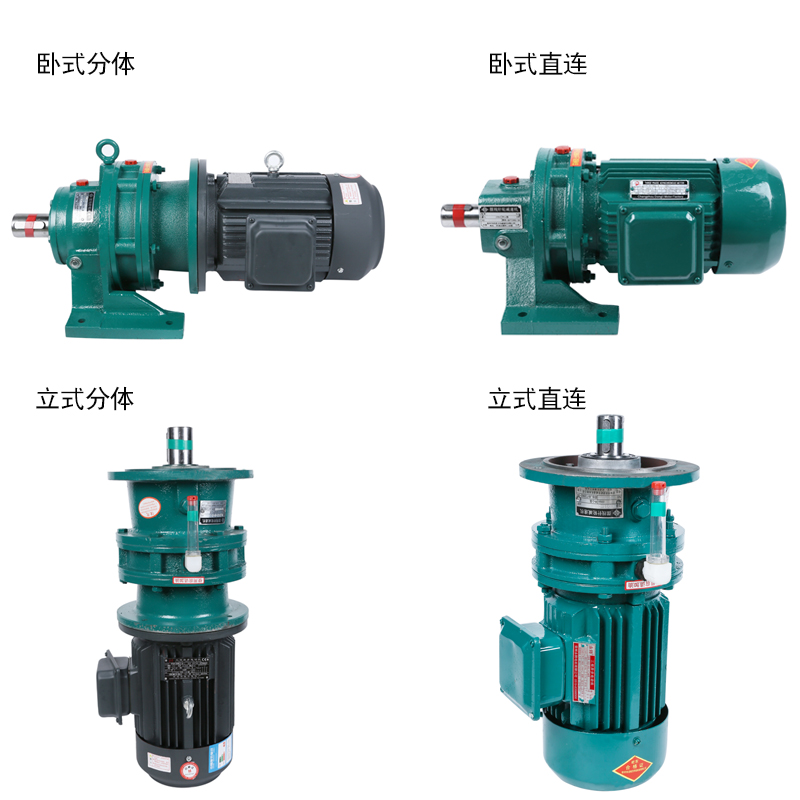 行星摆线针轮减速机带电机齿轮箱变速箱常州减速机三项卧式立式铜 - 图2