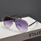 Sunshade toad mirror retro women's one-piece sunglasses