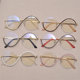 Visor Round Retro Women's Flat Mirror Sunglasses