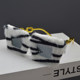 European and American retro large frame plush sunglasses trendy