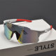 Sunshade pilot style retro men and women colorful sunglasses