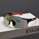 Sunshade pilot style retro men and women colorful sunglasses