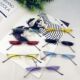 China's new ultra-small transparent yellow sunglasses