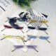 China's new ultra-small transparent yellow sunglasses