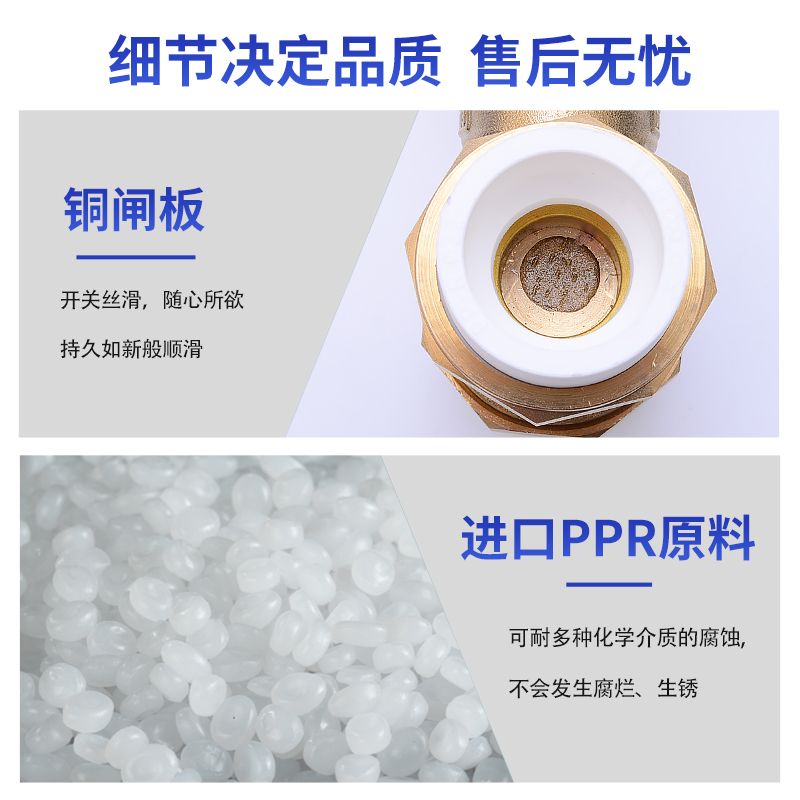 天一 金牛 PPR双活接闸阀 活接阀门全铜PPR活接阀门 全铜截止闸阀