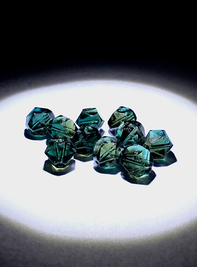 绿度母水晶配件散珠手串饰品