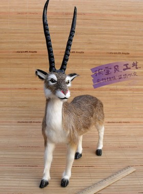 藏羚羊拍照带角送男友认知道具