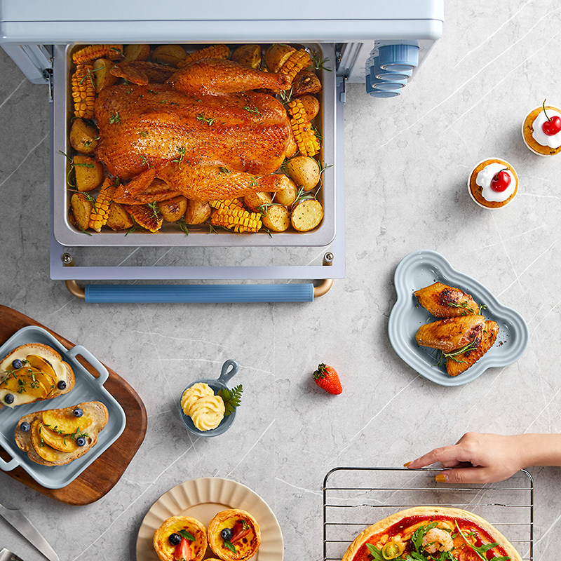 小熊家用烘焙小型多功能35l电烤箱 小熊厨房电器电烤箱