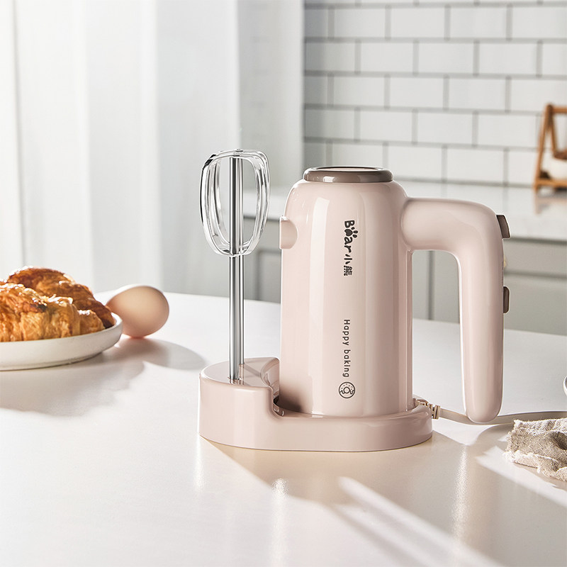 小熊打蛋器电动打发全自动小型打发奶油器家用搅拌烘焙便携收纳