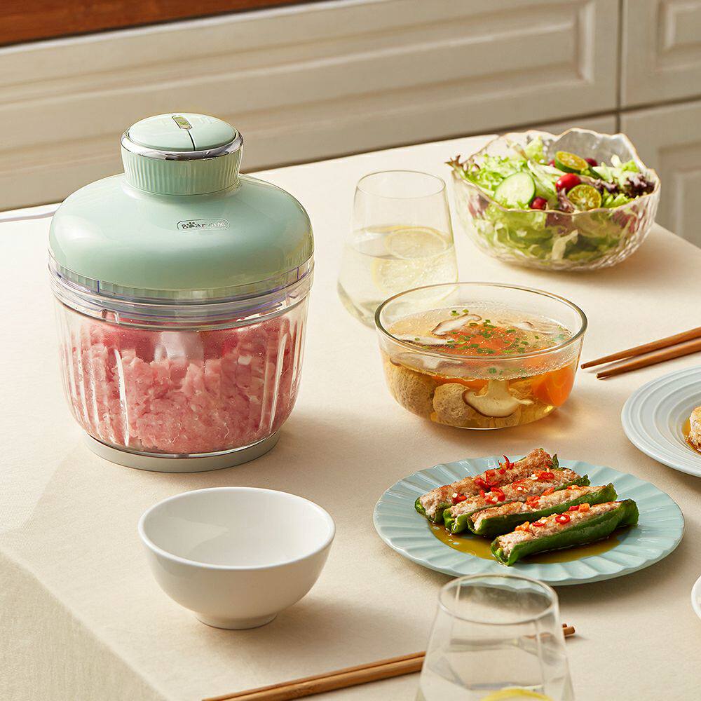 小熊绞肉机剥蒜家用多功能搅拌器 小熊厨房电器绞肉/碎肉/绞菜机
