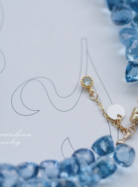 印度石英石水滴链女项链