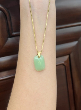 网红同款如事牌平安无事项链