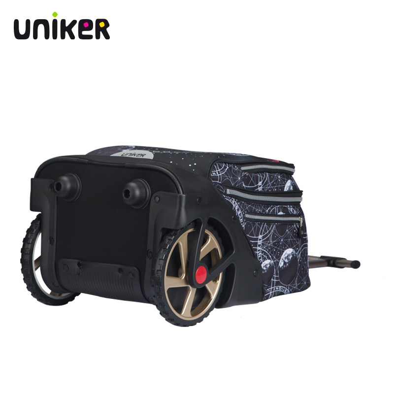 uniker初中学生拉杆女爬楼旅登机包 uniker旅行袋