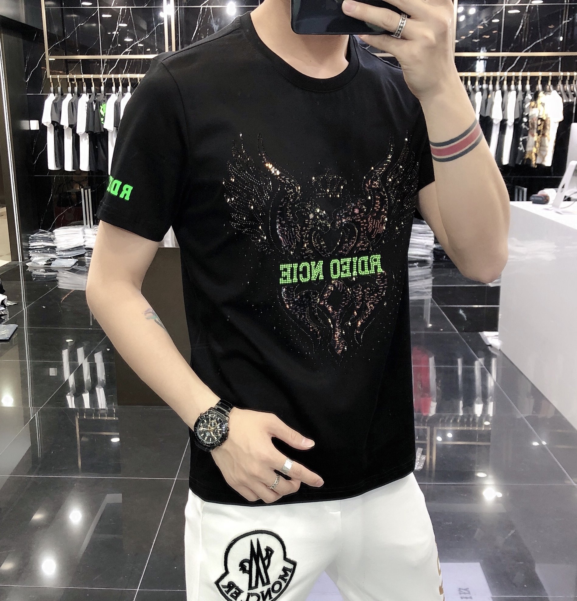 2020夏季新款欧美男士个性潮牌t恤 davidromeoT恤