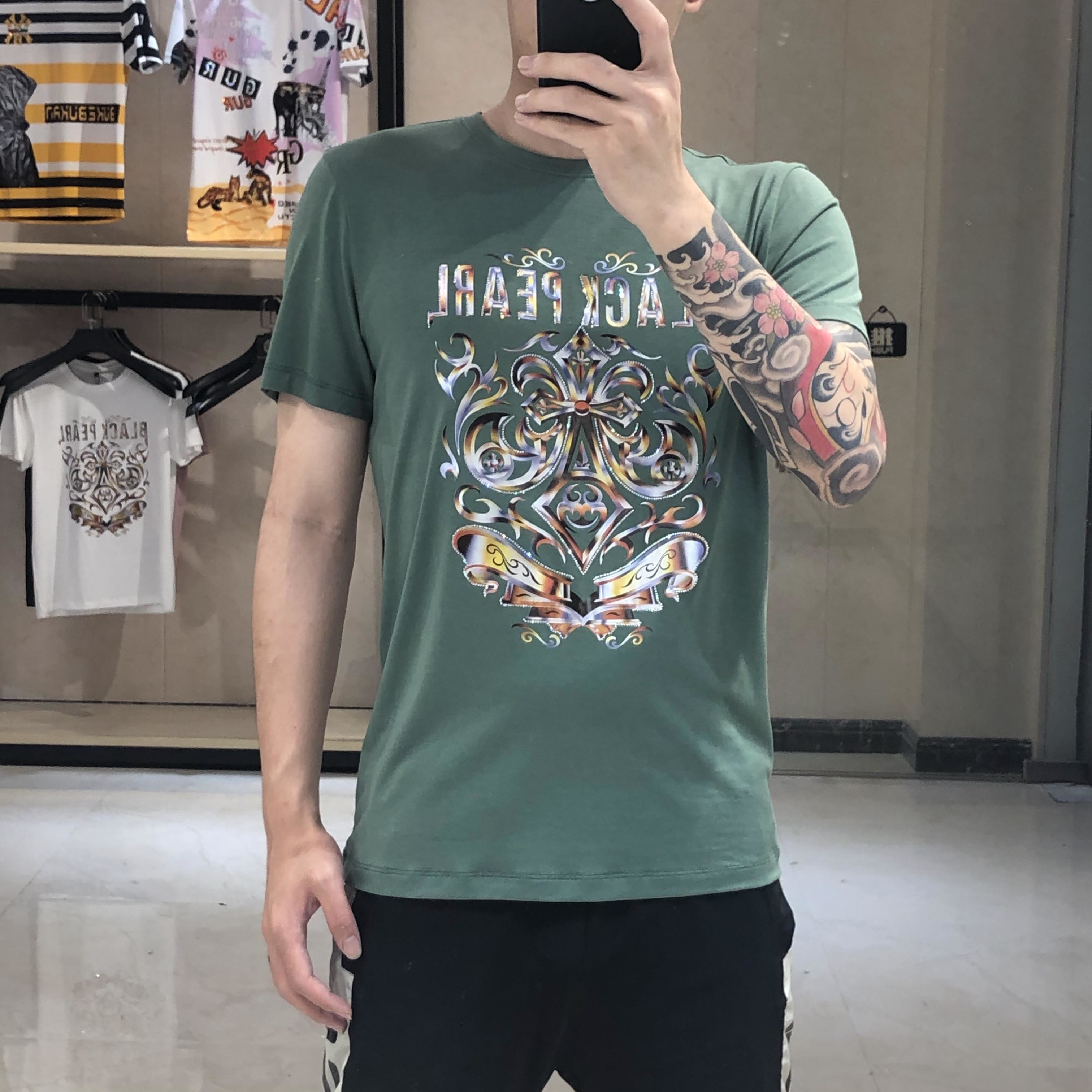 2020夏季新款欧美男士丝光棉t恤 davidromeoT恤