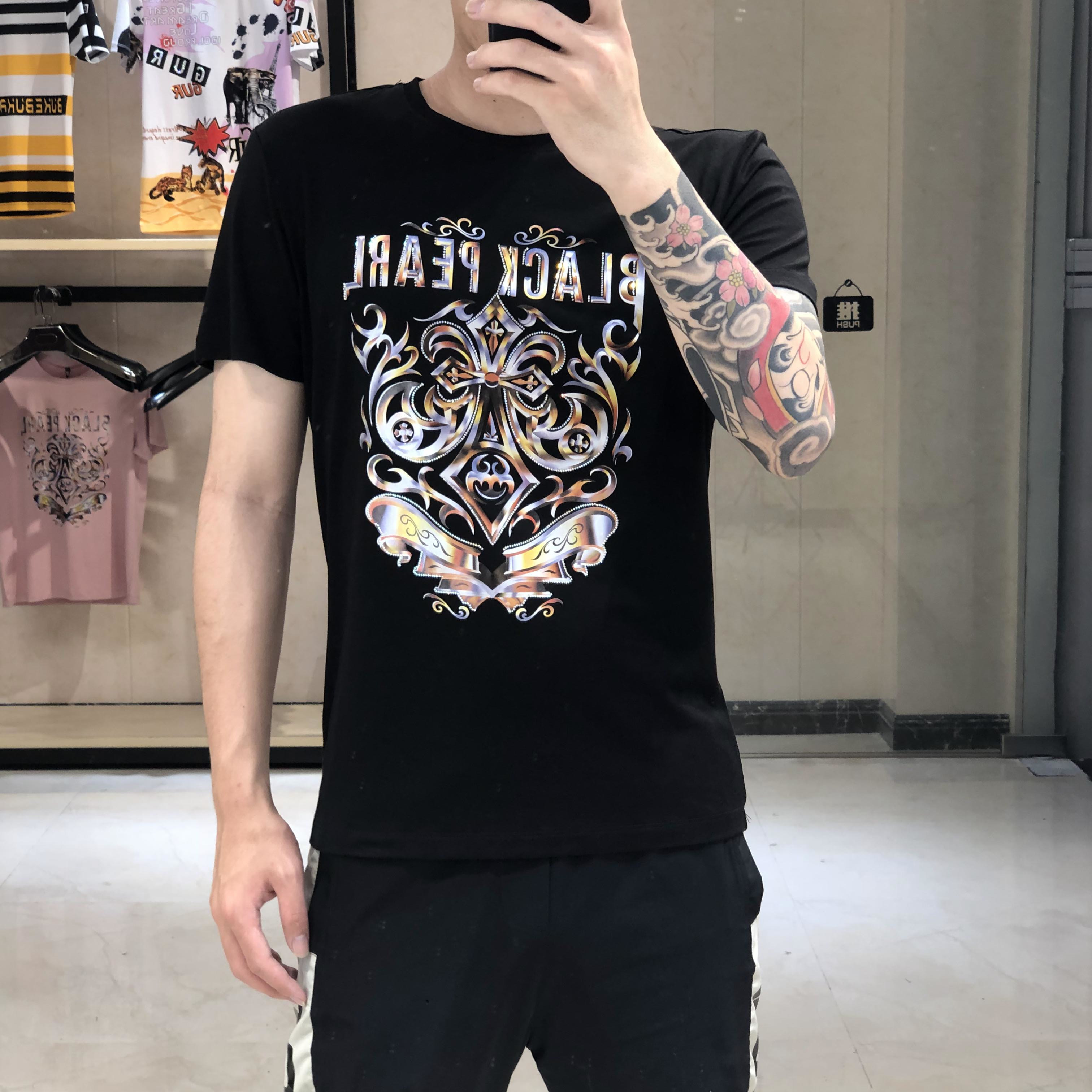 2020夏季新款欧美男士丝光棉t恤 davidromeoT恤