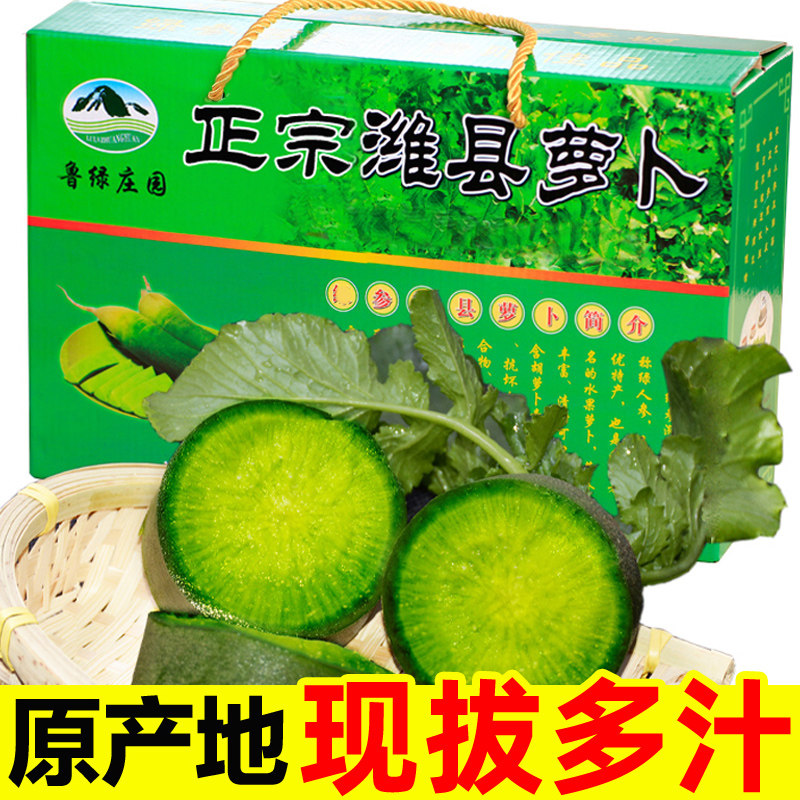 正宗潍坊水果青萝卜甜脆生吃潍县水果萝卜新鲜蔬菜包邮萝卜顺丰,淘宝优惠券,粉丝福利购,淘宝优惠卷